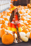 Candy Corn Witch Costume - 2 Piece Set | Sparkle in Pink