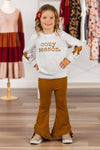 "Cozy Season" Rust Flare Pant Set | Sparkle in Pink