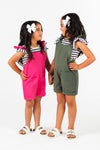 Stripe Romper Set | Sparkle in Pink