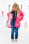 Mom & Me - Cozy Pink Snowflake Cardigan