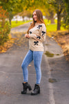Mom & Me - Tan Bow Sweater & Pant Set
