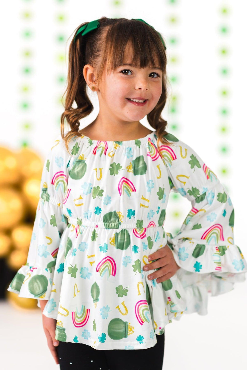 End Of The Rainbow Legging Set | Sparkle in Pink