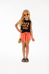 "Take It Easy" Coral Short Set - Sparkle in Pink
