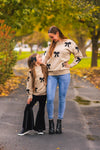 Mom & Me - Tan Bow Sweater & Pant Set