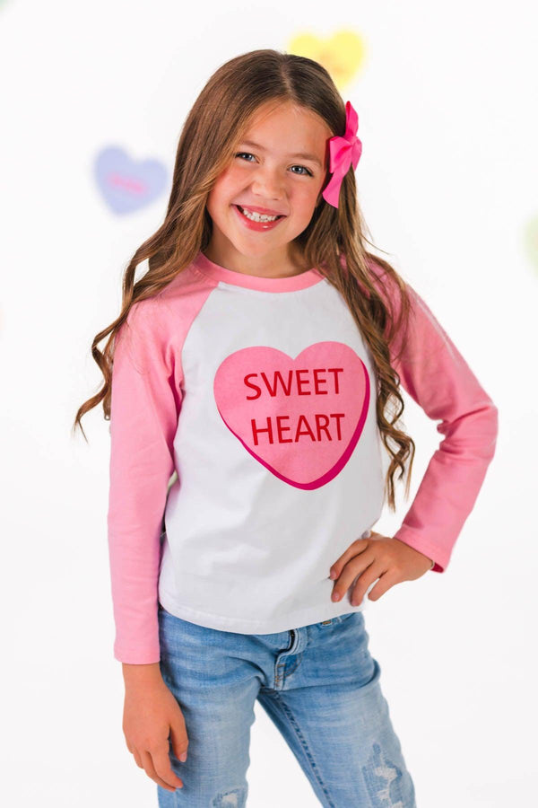 Mom & Kid - "Mama's Sweethearts & Sweet Heart" Top