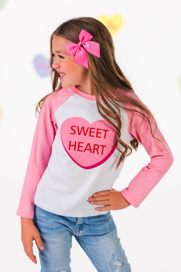 Mom & Kid - "Mama's Sweethearts & Sweet Heart" Top