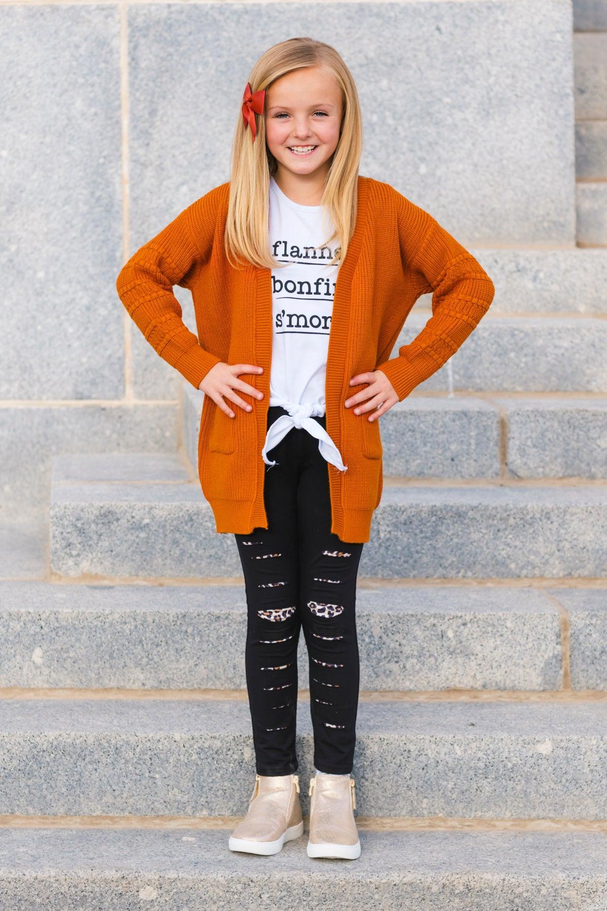 "Flannels, Bonfires, S'mores" Legging Set