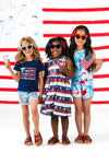 Sequin American Flag Dress | Sparkle in Pink