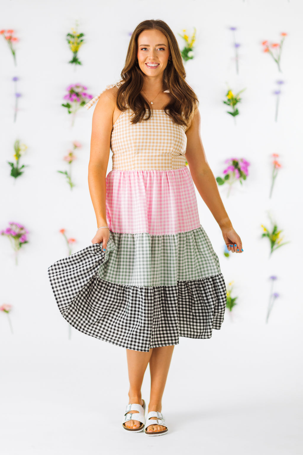 Mom & Me - Pastel Gingham Dress | Sparkle in Pink