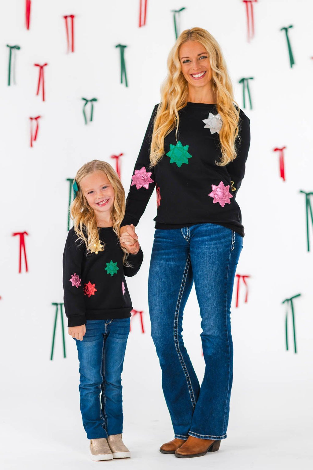 Mom & Me - Christmas Star Sweatshirt
