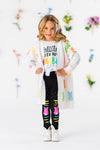 "Chillin' With My Peeps" Legging Set | Sparkle in Pink