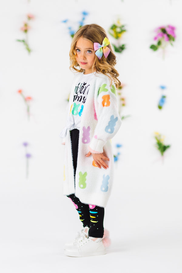 "Chillin' With My Peeps" Legging Set | Sparkle in Pink
