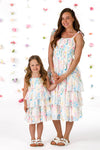 Mom & Me - Spring Floral Ruffle Dress | Sparkle in Pink