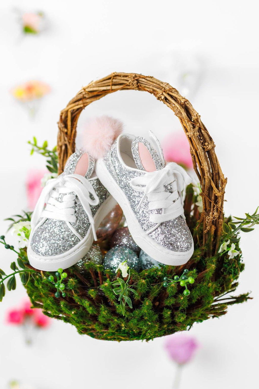 The Bunny Sneakers | Sparkle in Pink