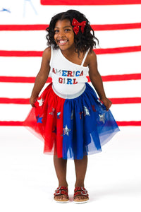 "America Girl" Tulle Skirt Set
