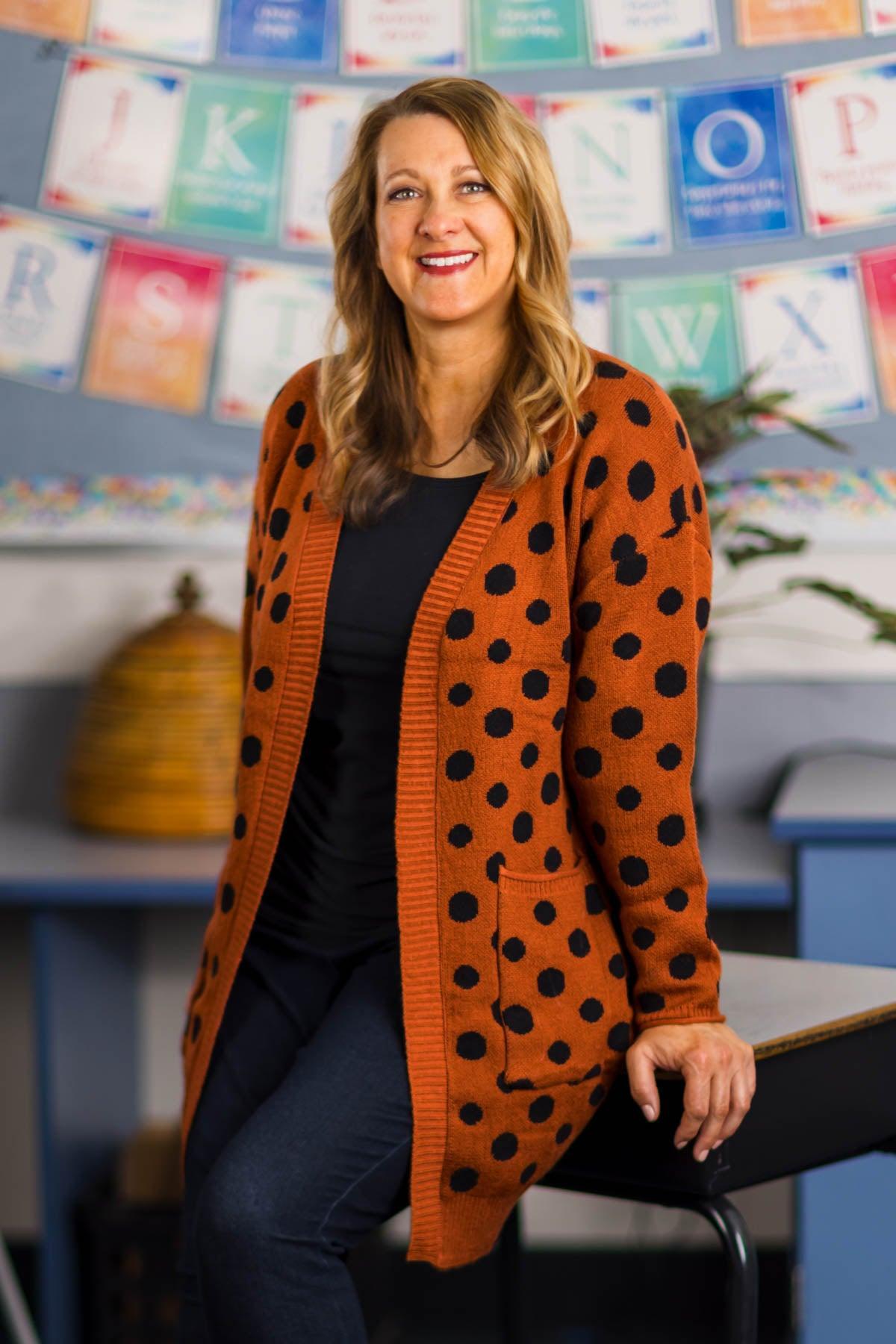 Polka Dot Cardigan | Matching Mom & Me Clothing – Sparkle In Pink