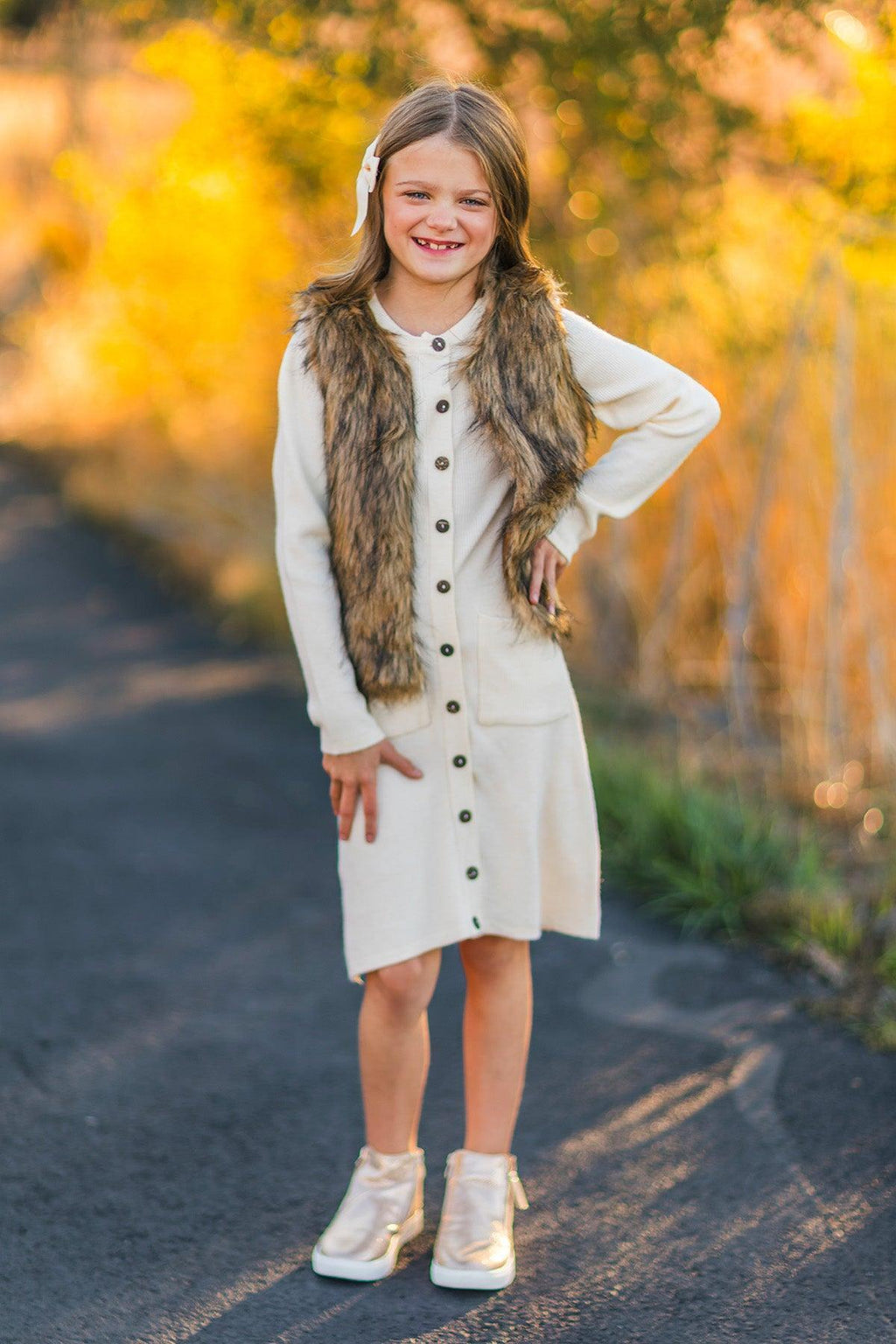 Family Sweater Dress & Button Down Flannel