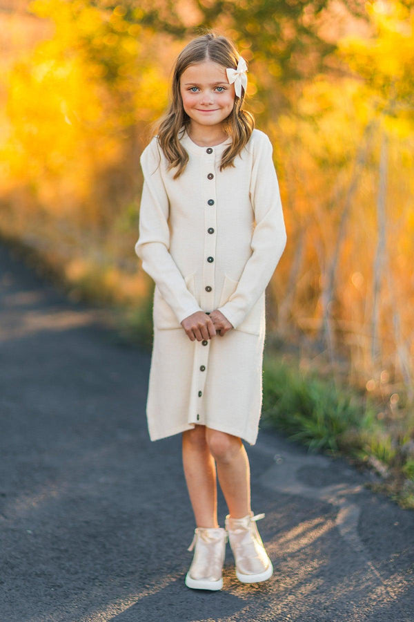 Family Sweater Dress & Button Down Flannel GIRL-6-FAMILY