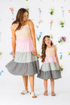 Mom & Me - Pastel Gingham Dress | Sparkle in Pink