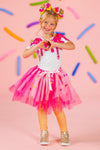 Pink Sprinkle Ice Cream Cone Costume Set | Sparkle in Pink