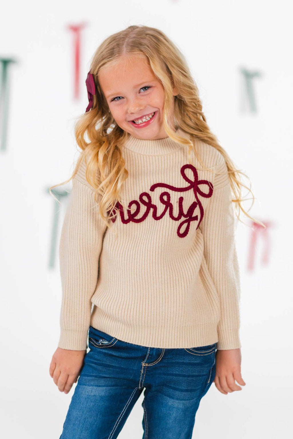 Mom & Me - "Merry" Knit Sweater