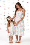 Mom & Me - Spring Floral Ruffle Dress | Sparkle in Pink