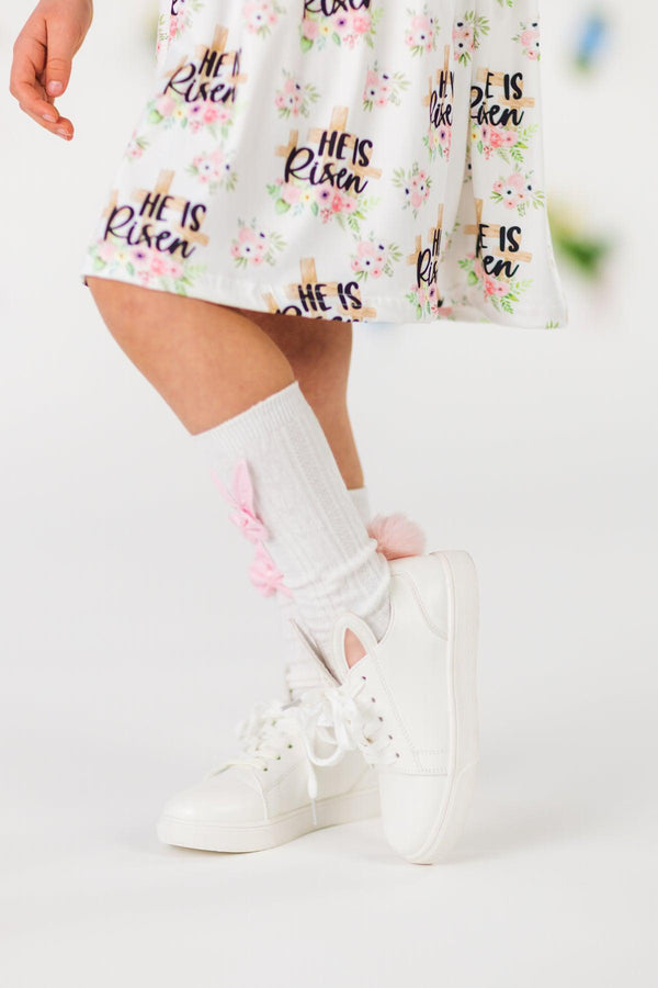 The Bunny Sneakers | Sparkle in Pink