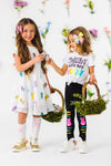 "Chillin' With My Peeps" Legging Set | Sparkle in Pink