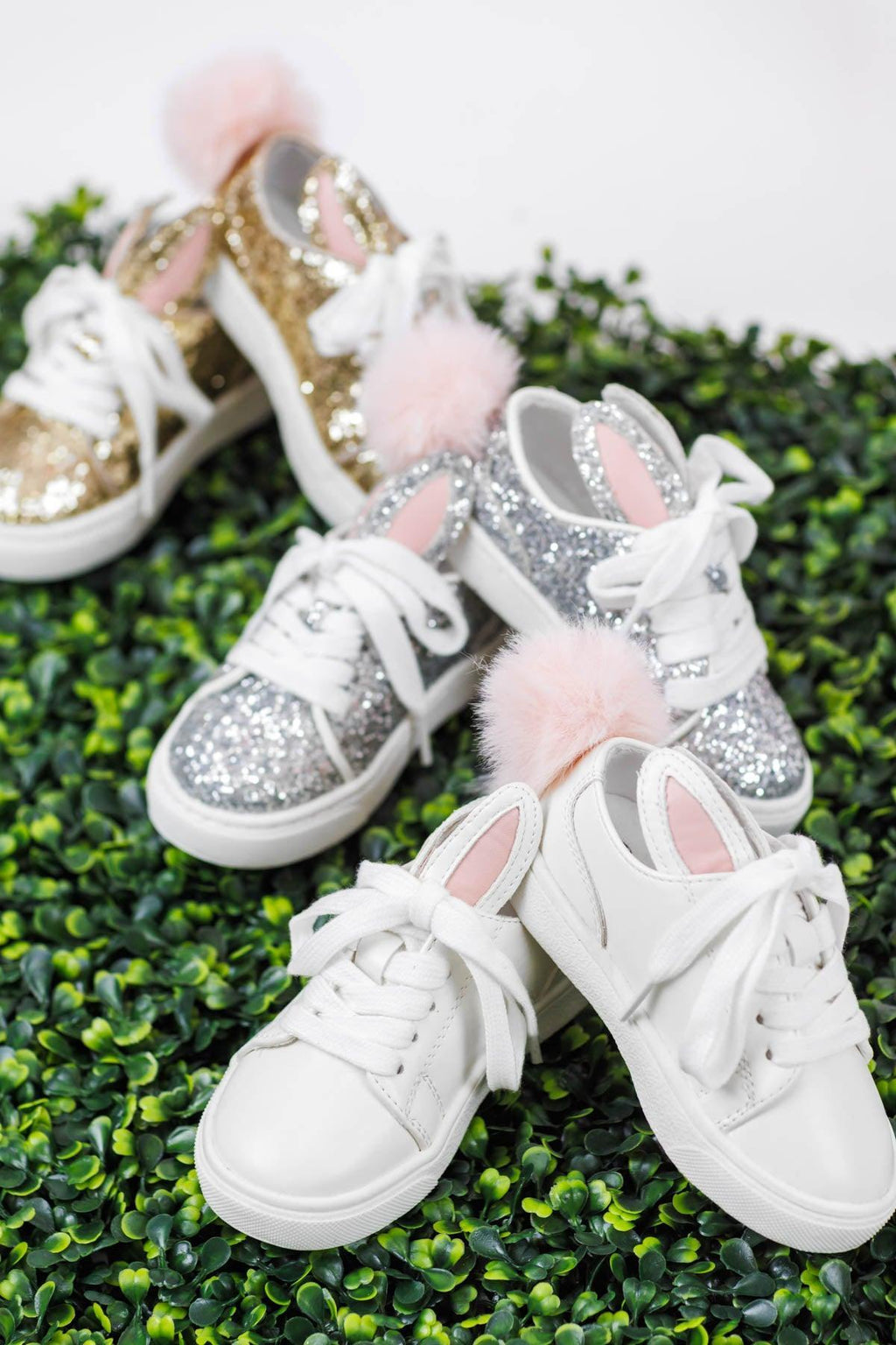 The Bunny Sneakers | Sparkle in Pink