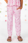 Pink Bow Striped Pant Set | Sparkle in Pink