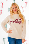 Mom & Me - "Merry" Knit Sweater