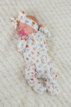 Bamboo Golden Petals Bow Headband | Sparkle in Pink
