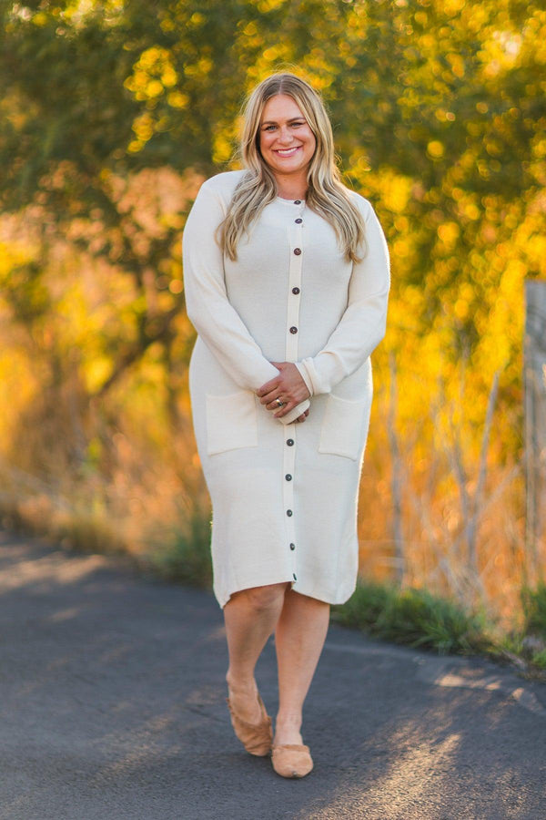 Family Sweater Dress & Button Down Flannel