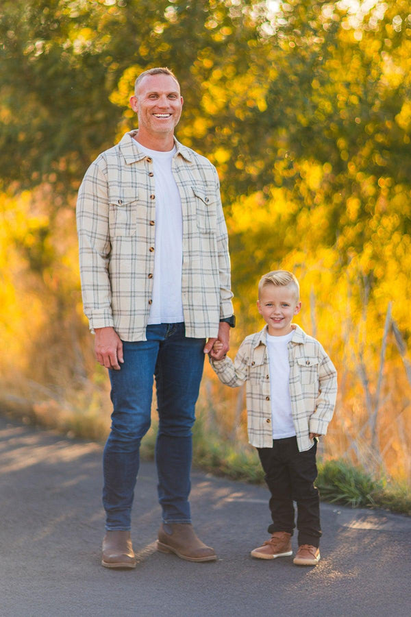 Family Sweater Dress & Button Down Flannel