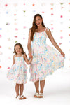 Mom & Me - Spring Floral Ruffle Dress | Sparkle in Pink