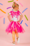 Pink Sprinkle Ice Cream Cone Costume Set | Sparkle in Pink