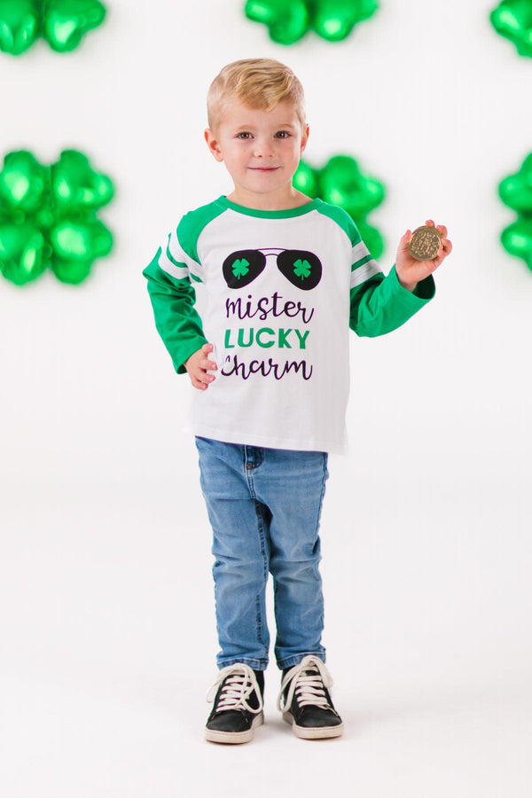 "Mister Lucky Charm" T-Shirt | Sparkle in Pink