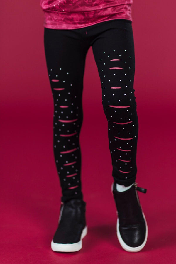 "Sweater Weather" Pink Legging Set | Sparkle in Pink