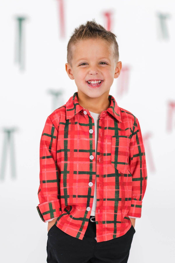 Family Red & Green Plaid Dresses & Tops