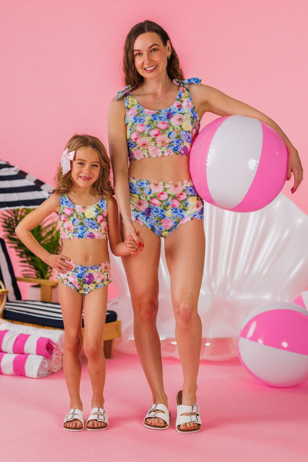Mom & Me - Floral Bikini | Sparkle in Pink