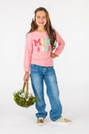 Mom & Me - "Mama & Mini" Pink Peep Top | Sparkle in Pink