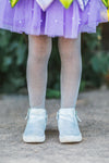 Silver Glitter Tights | Sparkle in Pink