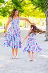 Mom & Me - Gingham Cherry Heart Dress | Sparkle in Pink
