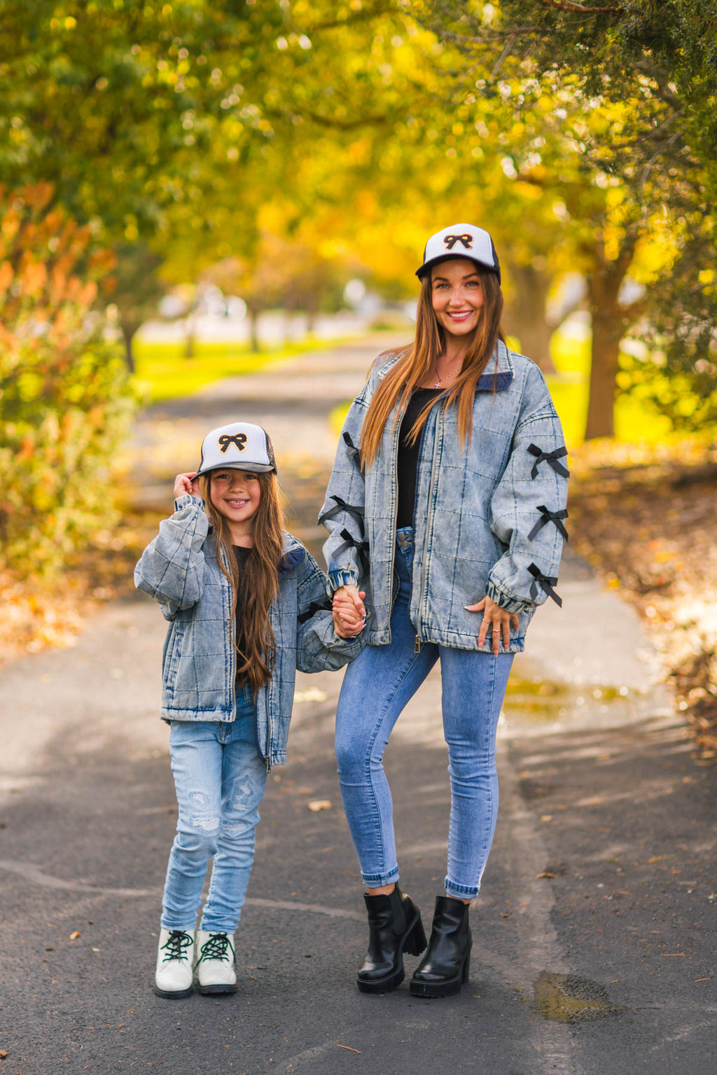 Mom & Me - Bow Denim Jacket