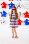 Sequin American Flag Dress - Sparkle in Pink