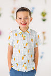 Pastel Checkered Carrot Button Down | Sparkle in Pink
