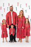Family Red & Green Plaid Dresses & Tops