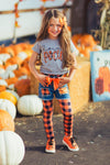 "Hocus Pocus" Legging & Denim Short Set | Sparkle in Pink