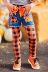 "Hocus Pocus" Legging & Denim Short Set | Sparkle in Pink