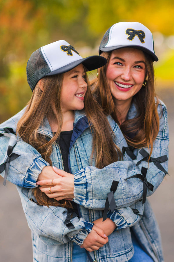Mom & Me - Bow Denim Jacket